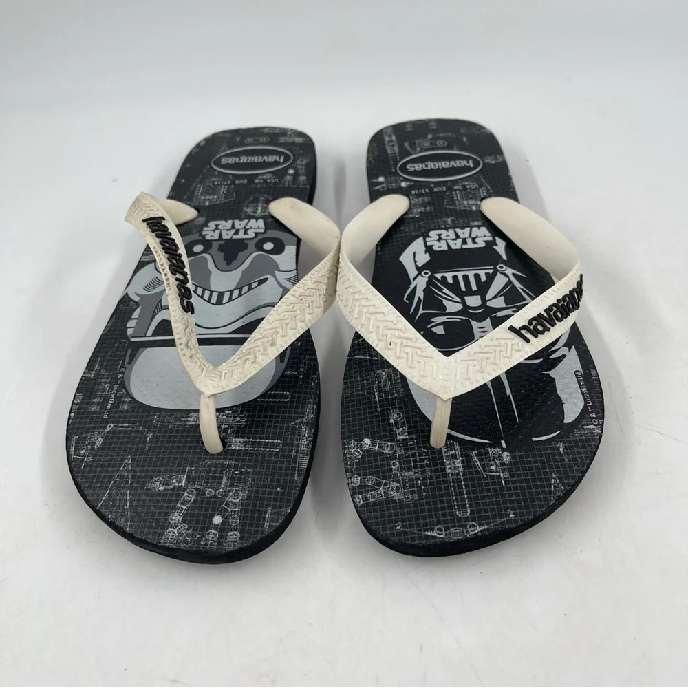 Havaianas Big Kids Star Wars Theme - Size 5 M - Flip Flops Thong Sandals